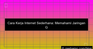 cara kerja internet secara sederhana