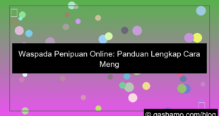 cara menghindari penipuan online