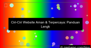 visual ciri ciri website aman dan terpercaya