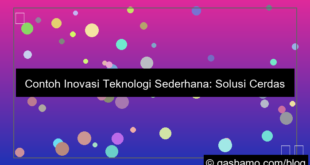 grafik contoh inovasi teknologi sederhana