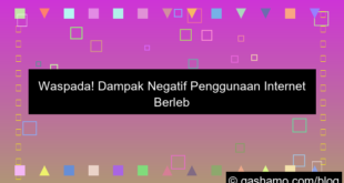 dampak negatif penggunaan internet