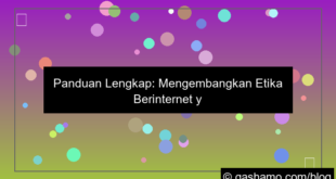 etika berinternet yang baik