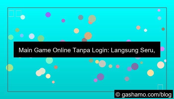 game online tanpa login