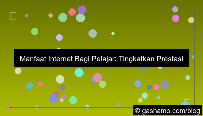 manfaat internet bagi pelajar