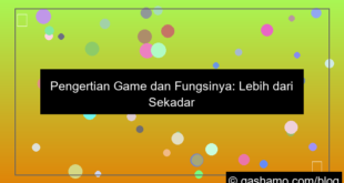 pengertian game dan fungsinya