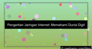 ilustrasi pengertian jaringan internet