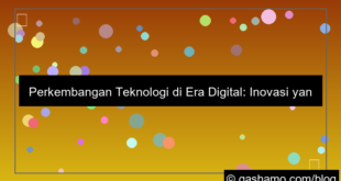 grafik perkembangan teknologi di era digital