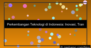desain perkembangan teknologi di indonesia