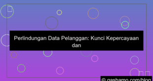perlindungan data pelanggan