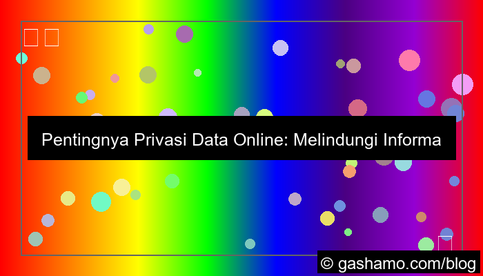 ilustrasi privasi data online